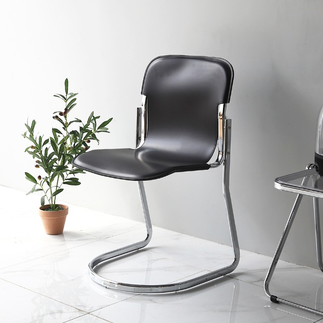 포드 미드센추리모던 카페 블랙 인테리어 디자인 의자