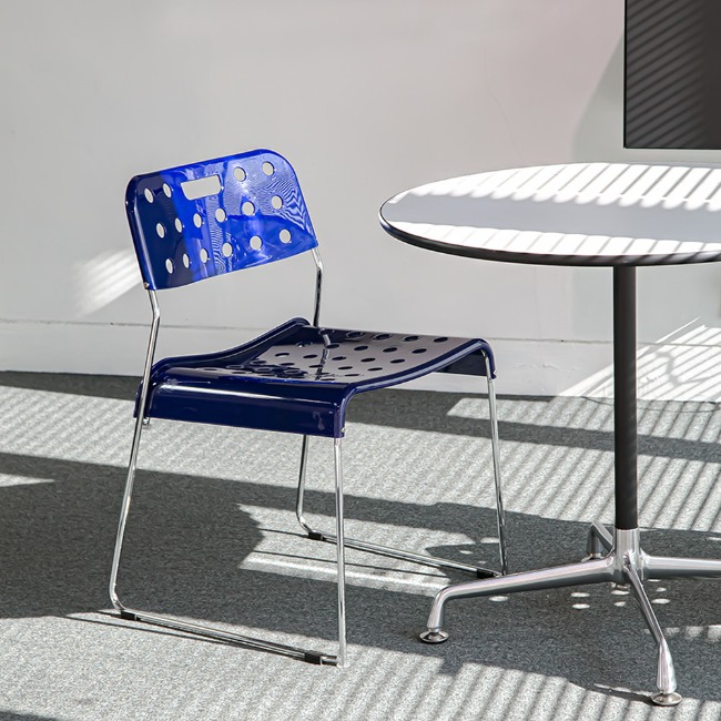 포네 치즈체어 미드 센추리 모던 빈티지 디자인 철제 플라스틱 카페 의자