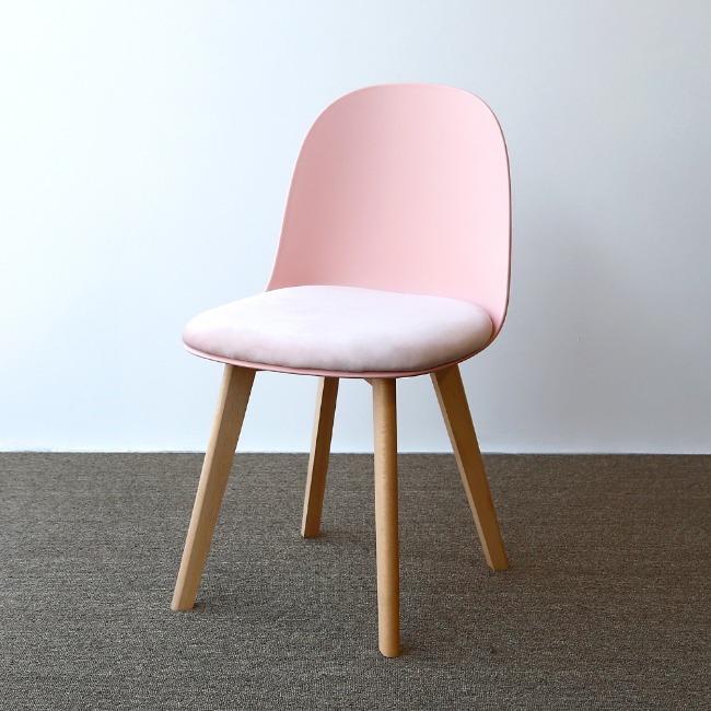 에이비퍼니쳐팝핑 우드 플라스틱 인테리어 카페 디자인 의자